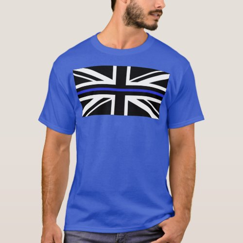 Thin Blue Line UK Police T_Shirt