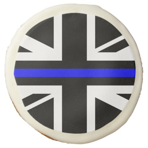 Thin Blue Line _ UK Sugar Cookie