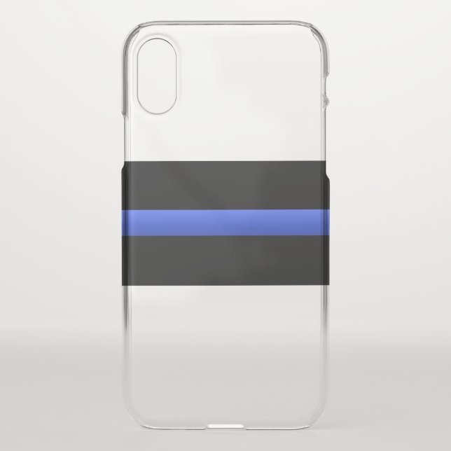 Thin Blue Line Uncommon iPhone Case (Back)