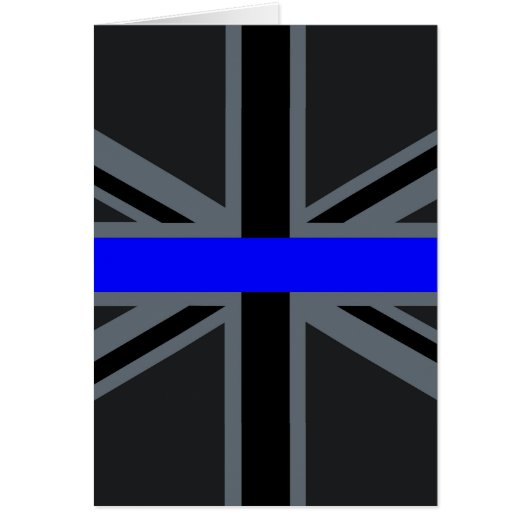 Thin Blue Line Union Jack Cards (Front)