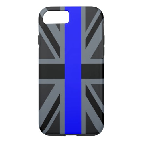 Thin Blue Line Union Jack iPhone 87 Case