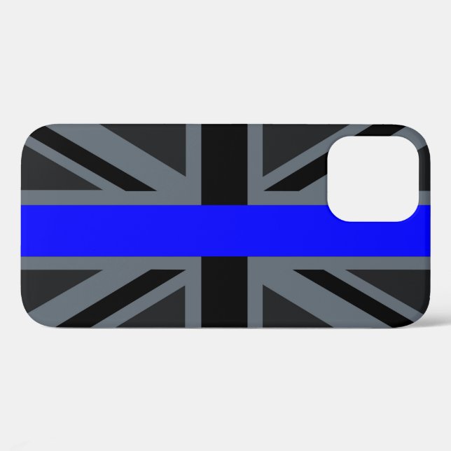 Thin Blue Line Union Jack Case-Mate iPhone Case (Back (Horizontal))