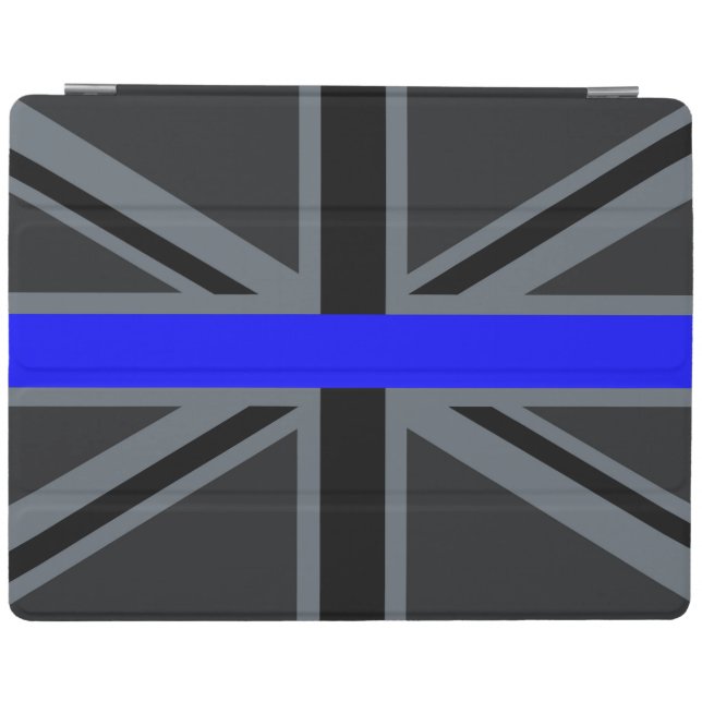 Thin Blue Line Union Jack Design iPad Smart Cover (Horizontal)