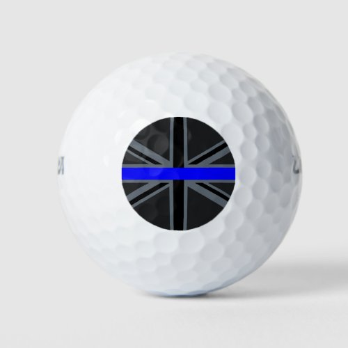 Thin Blue Line Union Jack Golf Balls