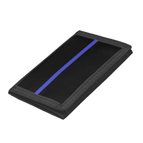 Thin blue line wallet for the leo