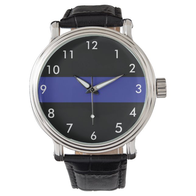 "Thin Blue Line" Watch (Front)