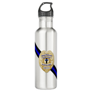 Thin Blue Line Water Bottle