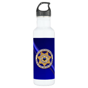 Thin Blue Line Water Bottle