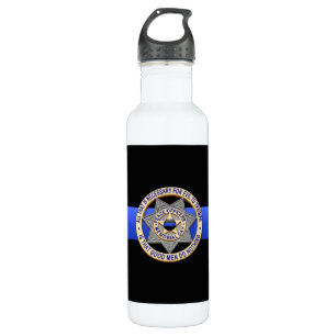 Thin Blue Line Water Bottle