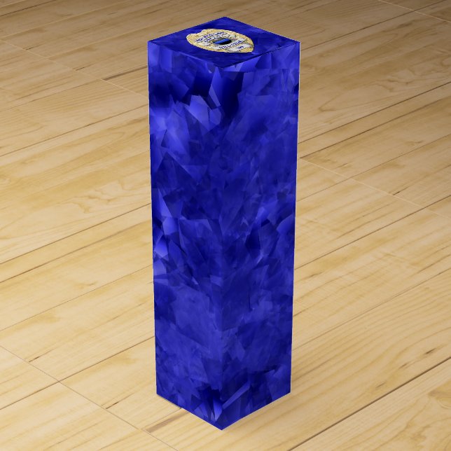 Thin Blue Line Wine Gift Box with Badge (Front)
