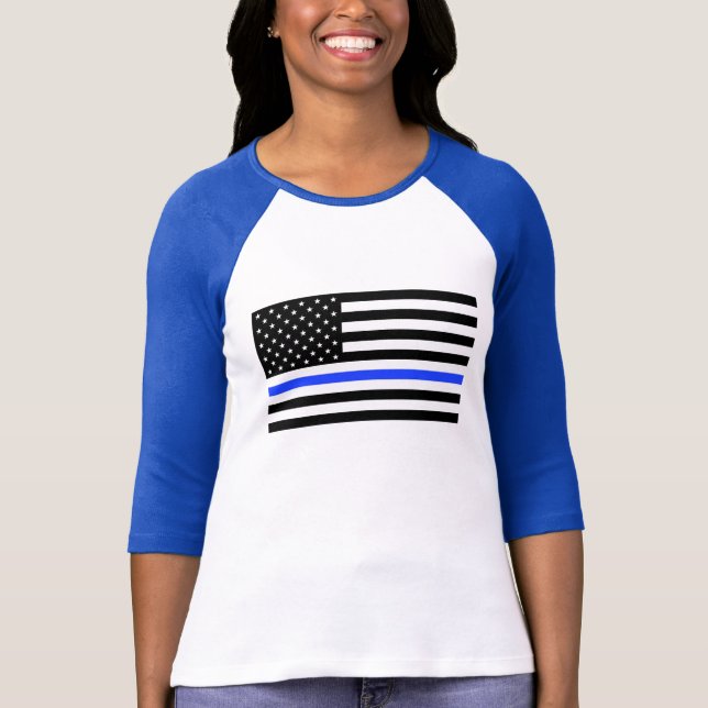Thin Blue Line women's shirt (Front)