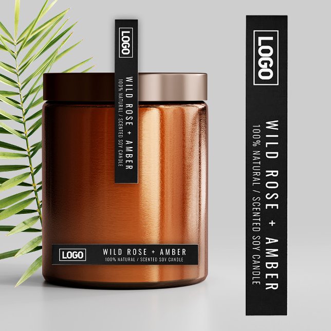 Thin Candle Logo Label Tamper-Proof Seal (Creator Uploaded)