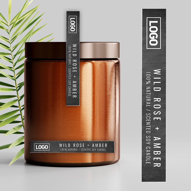 Thin Candle Logo Label Tamper-Proof Seal (Creator Uploaded)