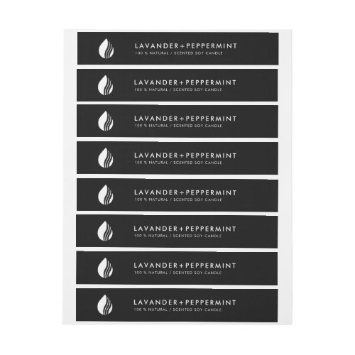 Thin Candle Logo Label Tamper_Proof Seal