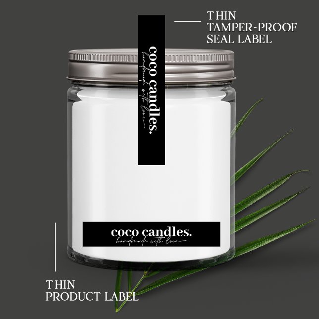 Thin Candle Tamper-Proof Seal Label   (Creator Uploaded)