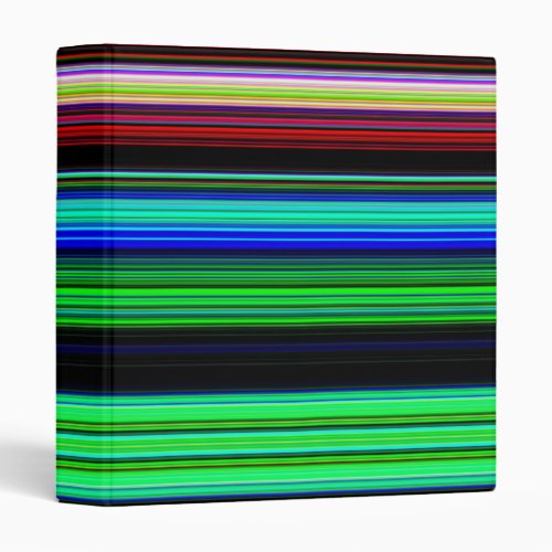 Thin Colorful Stripes _ 1 Binder
