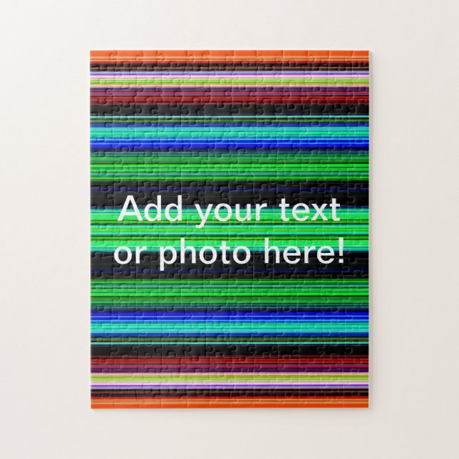 Thin Colorful Stripes - 1 Jigsaw Puzzle (Vertical)