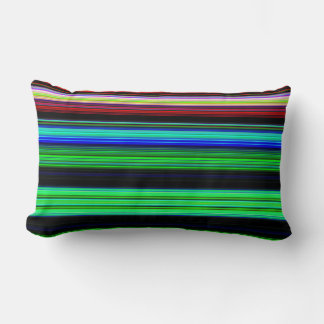 Thin Colorful Stripes - 1 Lumbar Pillow