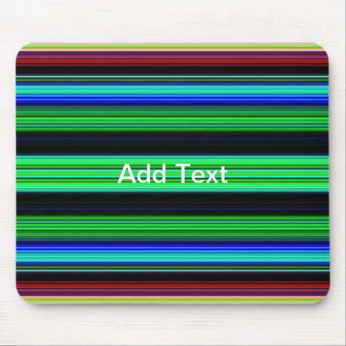 Thin Colorful Stripes _ 1 Mouse Pad