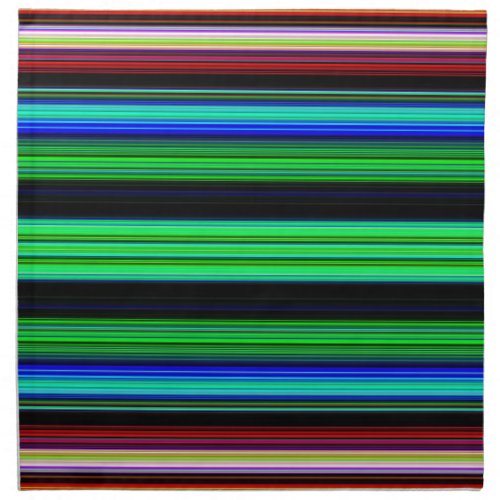 Thin Colorful Stripes _ 1 Napkin