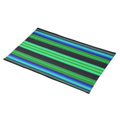 Thin Colorful Stripes _ 1 Placemat