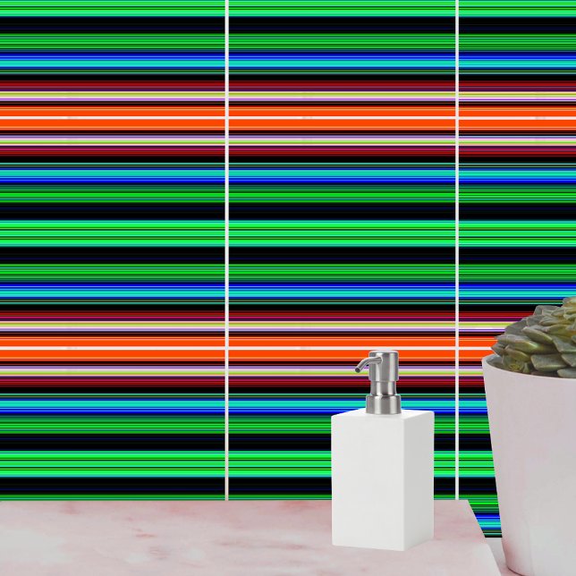 Thin Colorful Stripes - 1 Tile (Thin Colorful Stripes - 1 Tile)
