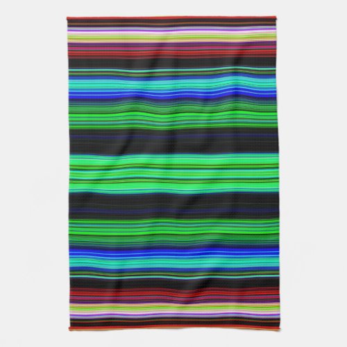 Thin Colorful Stripes _ 1 Towel