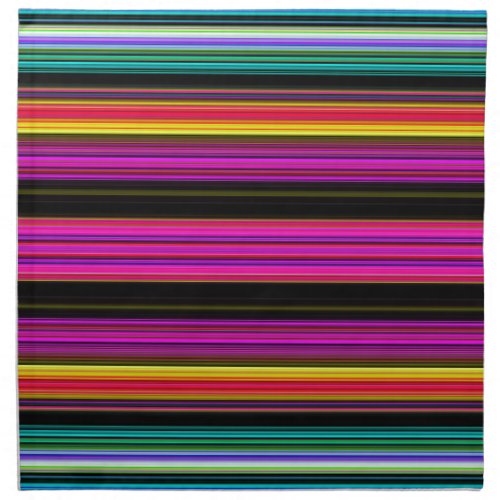 Thin Colorful Stripes _ 2 Napkin