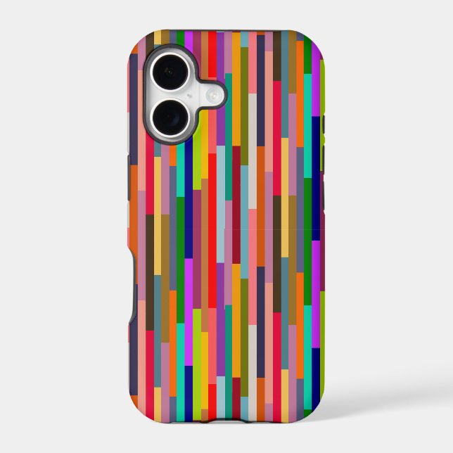 Thin Colorful Stripes  Case-Mate iPhone Case (Back)