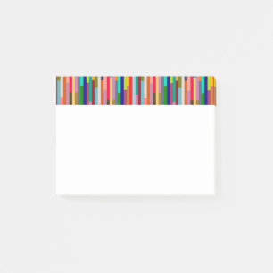 Thin Colorful Stripes Post-it Notes