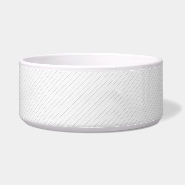 Thin Diagonal Lines Bowl (Front)