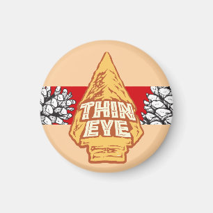 Thin Eye Button Magnet