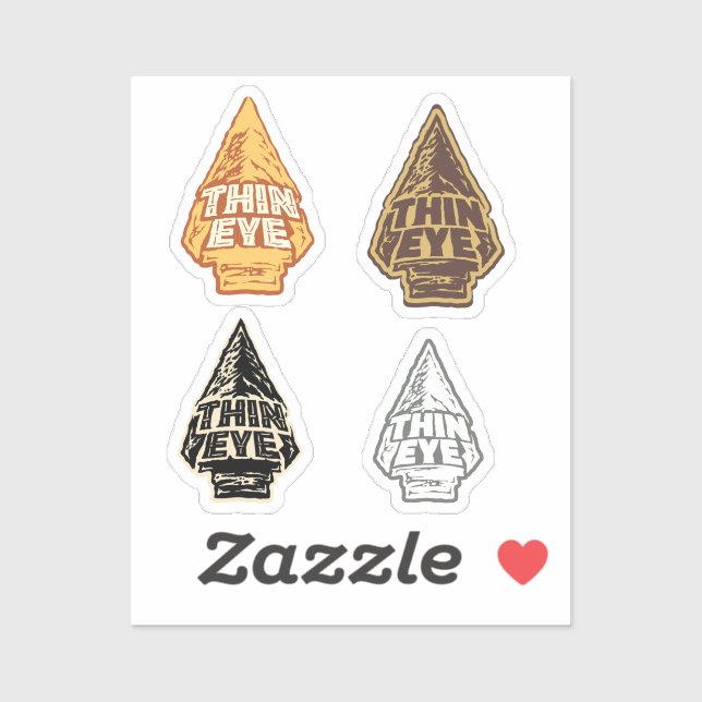 Thin Eye Sticker (Sheet)