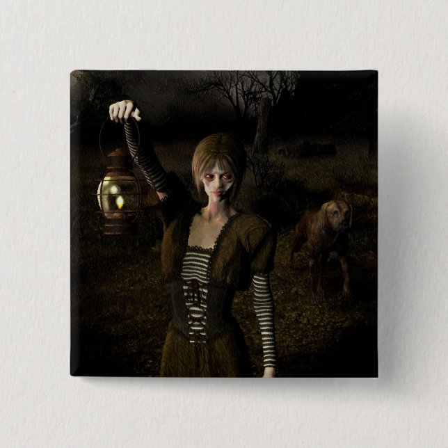 Thin female carrying lamp button (Front)