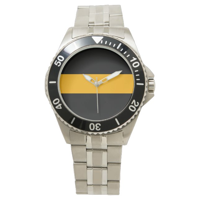 Thin Gold Line Dispatch Men's Watch (Front)