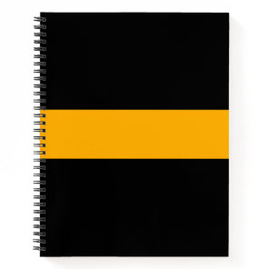 Thin Gold Line Dispatch Notebook 8.5" x 11"