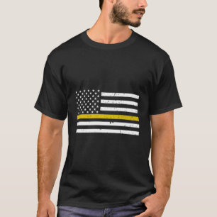 Thin Gold Line Dispatcher 911 Hoodie Police Dispat T-Shirt