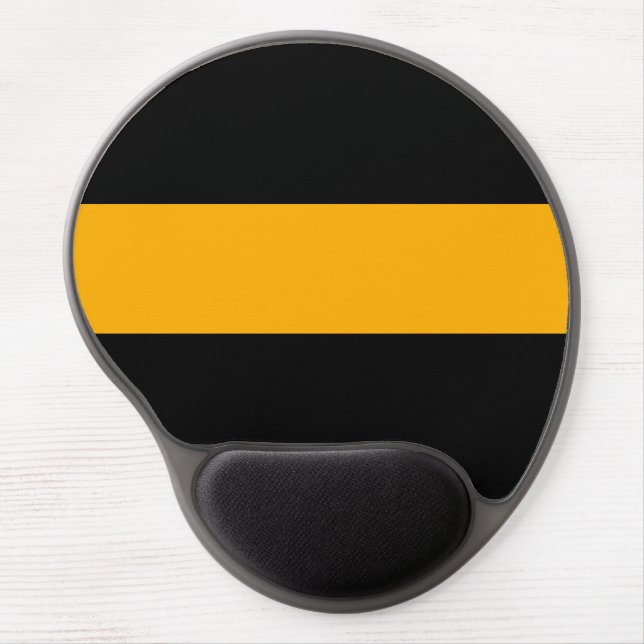 Thin Gold Line Dispatcher Gel Mouse Pad (Front)