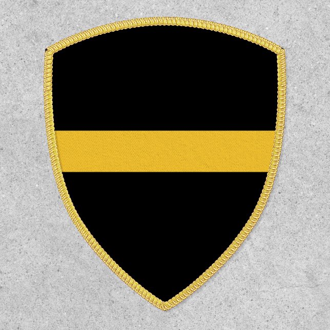 Thin Gold Line Flag Patch (Front)