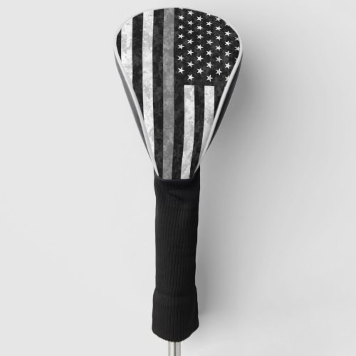 Thin Gray Line Camo Flag Golf Head Cover