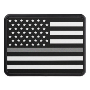 Thin Gray Line Correctional Officer Flag Hitch Cover