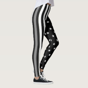 Thin Gray Line Correctional Officer Flag Leggings