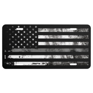 Thin Gray Line Correctional Officer License Plate