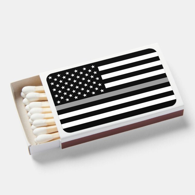 Thin Gray Line Correctional Officer  Matchboxes (Front Open)