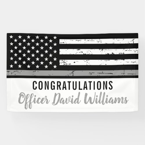 Thin Gray Line Correctional Officer Party Banner