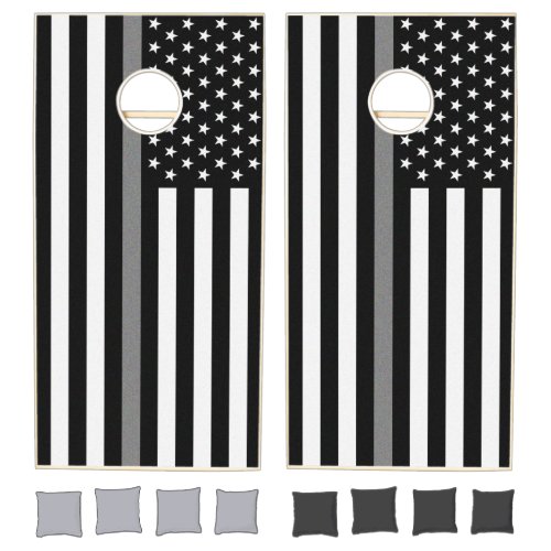 Thin Gray Line Flag Cornhole Set