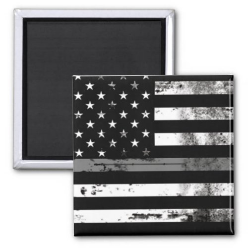 Thin Gray Line Flag Correctional Officer Magnet