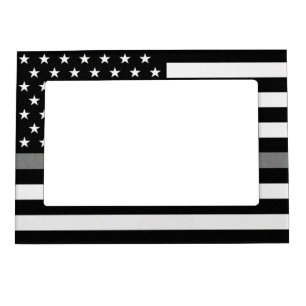 Thin Gray Line Flag Magnetic Frame