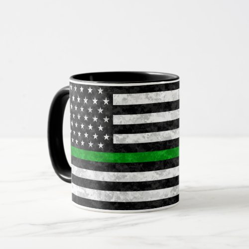 Thin Green Line Camo Mug