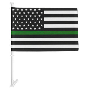 Thin Green Line Flag